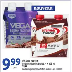 Uniprix PREMIER PROTEIN Boissons fouettées/Shakes, VEGA Boissons protéinées/Protein shakes offer