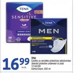 Uniprix TENA Culottes ou serviettes protectrices sélectionnées / Selected protective underwear or pads offer