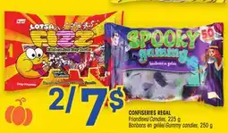 Uniprix CONFISERIES REGAL Friandises/Candies, Bonbons en gelée/Gummy candies offer