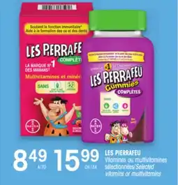 Uniprix LES PIERRAFEU Vitamines ou multivitamines sélectionnées /Selected vitamins or multivitamins offer