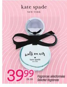 Uniprix Kate Spade Fragrances sélectionnées/Selected fragrances offer