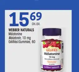 Uniprix WEBBER NATURALS Mélatonine Gélifiés/Melatonin Gummies offer