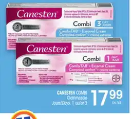 Uniprix CANESTEN COMBI Clotrimazole Jours/Days offer
