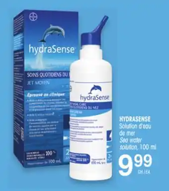 Uniprix HYDRASENSE Solution d'eau de mer/Sea water solution offer