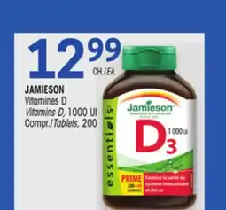 Uniprix JAMIESON Vitamines D Vitamins D, 1000 UI offer