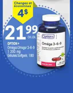 Uniprix OPTION+ Oméga/Omega offer