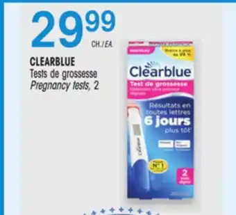 Uniprix CLEARBLUE Tests de grossesse/Pregnancy tests offer