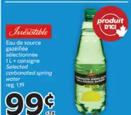 Brunet Irresistible Eau de source gazéifiée sélectionnée / Selected carbonated spring water offer