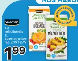 Brunet SELECTION Jus sélectionnés offer