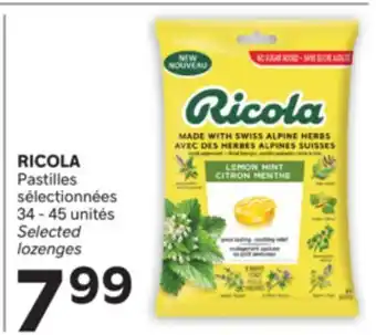 Brunet RICOLA Pastilles sélectionnées offer