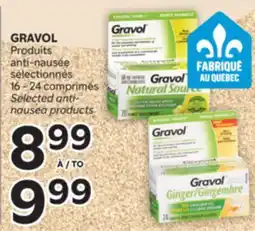Brunet GRAVOL Produits anti-nausée sélectionnés offer