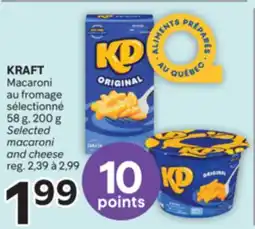 Brunet KRAFT Macaroni au fromage sélectionné offer