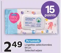 Brunet PERSONNELLE Lingettes sélectionnées offer