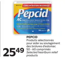 Brunet PEPCID Produits sélectionnés pour aider au soulagement des brûlures d'estomac offer