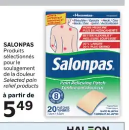 Brunet SALONPAS Produits sélectionnés pour le soulagement de la douleur offer