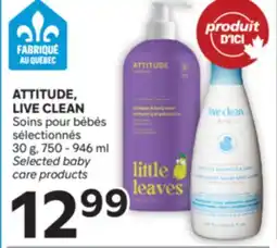 Brunet ATTITUDE, LIVE CLEAN Soins pour bébés sélectionnés offer