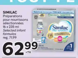 Brunet SIMILAC Préparations pour nourrissons sélectionnées offer