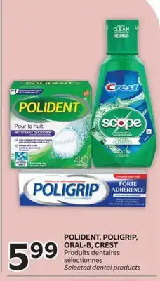 Brunet POLIDENT, POLIGRIP, ORAL-B, CREST offer