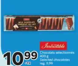 Brunet Irresistible Chocolats sélectionnés / Selected chocolates offer
