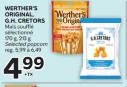 Brunet WERTHER'S ORIGINAL, G.H.CRETORS Maïs soufflé sélectionné offer