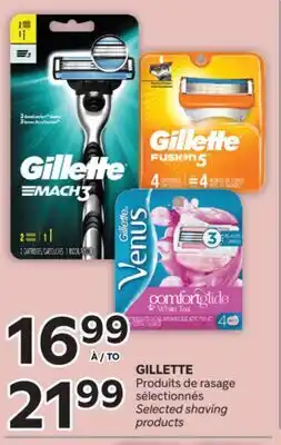 Brunet GILLETTE Produits de rasage sélectionnés offer