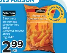 Brunet SELECTION Bâtonnets au fromage sélectionnés offer