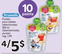 Brunet PERSONNELLE Purées pour bébés sélectionées offer