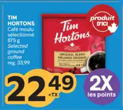 Brunet TIM HORTONS Café moulu sélectionné / Selected ground coffee offer