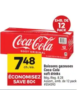 Giant Tiger Boissons gazeuses Coca-Cola soft drinks offer