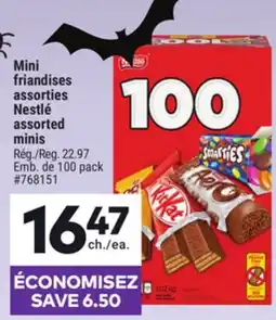 Giant Tiger Nestlé assorted minis offer