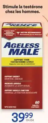 Uniprix AGELESS MALE Stimule la testérone chez les hommes offer