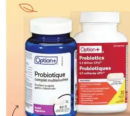 Uniprix Option+ Améliorent la digestion et soutiennent le système immunitaire offer