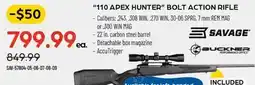 Pronature 110 APEX HUNTER BOLT ACTION RIFLE offer