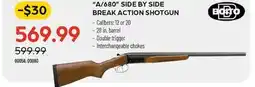 Pronature A/680 SIDE BY SIDE -$30 BREAK ACTION SHOTGUN offer