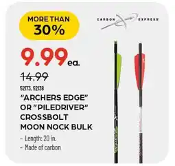 Pronature ARCHERS EDGE OR PILEDRIVER CROSSBOLT MOON NOCK BULK offer