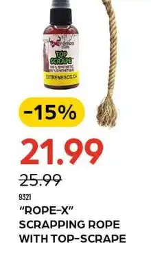 Pronature ROPE-X SCRAPPING ROPE WITH TOP-SCRAPE offer
