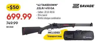 Pronature 42 TAKEDOWN .22LR/410 GA offer