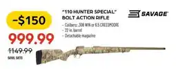 Pronature 110 HUNTER SPECIAL BOLT ACTION RIFLE offer