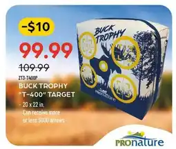 Pronature BUCKTROPHY Т-400 TARGET offer