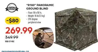 Pronature R180 PANORAMIC GROUND BLIND offer
