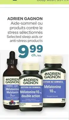 Proxim ADRIEN GAGNON Selected sleep aids or anti-stress products offer