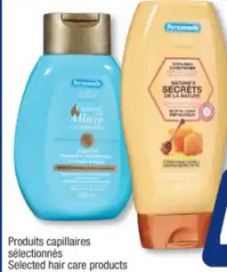 Jean Coutu PERSONNELLE Selected hair care products offer