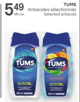 Proxim TUMS Selected antacids offer