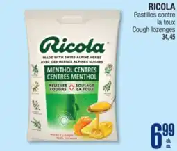 Jean Coutu RICOLA Cough lozenges offer