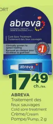 Proxim ABREVA Cold sore treatment Cream Pump offer