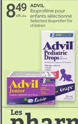 Proxim ADVIL Selected ibuprofen for children offer