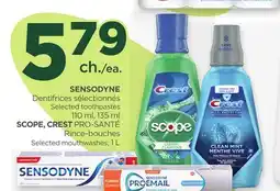 Proxim SENSODYNE, SCOPE, CREST offer