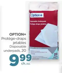 Proxim OPTION+ Disposable underpads offer