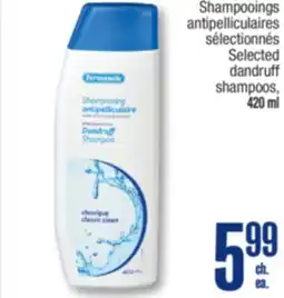 Jean Coutu PERSONNELLE Selected dandruff shampoos offer