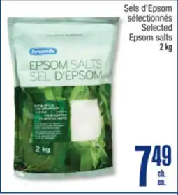 Jean Coutu PERSONNELLE Selected Epsom salts offer